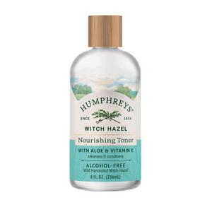 Humphreys Witch Hazel Nourishing Toner | Wild Harvested Witch Hazel & Aloe | Alcohol-Free | Natural | Hydrating | Soothing | 8 Fl Oz