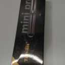 Terviiix Mini Flat Iron for Short Hair Temperature Adjustable, 1/2 Inch Mini Small Portable Ceramic Travel Hair Straightener for Men, Black