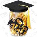 Mimorou Graduation Gifts 2025 Graduation Mason Jar with Graduation Cap Decorations Kit 2025 Graduation Cutouts Graduation Decoration for Class of 2025 Graduation Table Centerpieces Grad Party Supplies
