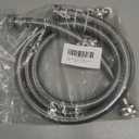 Steam Dryer Hose Installation Kit - 6 Ft 90 Degree Elbow Stainless Steel Hose,1ft Inlet Adapter And Y Connector,Fits All Normal Household Water Supply Lines by TOMOON