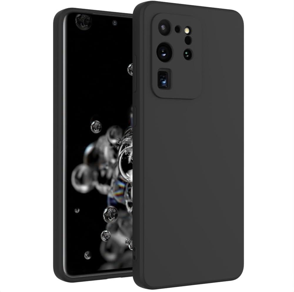 for Samsung Galaxy S20 Ultra Case Black, Scratch Resistant with Soft Touch, Slim Thin Phone Cover for Samsung Galaxy S20 Ultra
