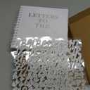 8 x 8 Inch Letters to The Bride Scrapbook Wedding Scrap Book Letters To The Bride Book Bridal DIY Blank Paper Scrapbook Photo Album with Pearl Stickers, Metallic Letters, Bows(White)