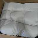 Outdoor Wicker Chair Cushions Set of 3, Waterproof Wicker Cushion for Patio Furniture, 1 Loveseat Cushion 41×19×4 inch and 2 U-Shaped Cushion 19×19×4 inch, Gray