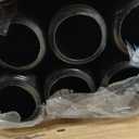 GeilSpace 6 Pack 3/4"  36" Pre-Cut Black Metal Pipe, Industrial Steel Fits Standard Three Quarters Inch Black Threaded Pipes and Fittings - Vintage DIY Industrial Shelving (3/4"  36")