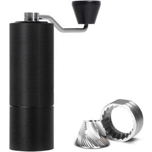 TIMEMORE Manual Coffee Grinder CNC Stainless Steel Conical Burr Coffee Grinder with Capacity 20g Chestnut C3 Internal Adjustable Setting for Pour Over French Press Coffee for Hand Grinder Black