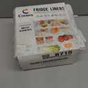 Cooyes Non Slip Refrigerator Liners, 2-in-1 Fridge Mats and Fresh-Keeping Shelf Liners, Absorbs Excess Moisture, BPA-Free, Multiple Sizes for Glass Shelves Kitchen Cabinets Drawers, 6 Pack, 12"  24" (A White Quatrefoil)