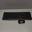 Logitech MK270 Wireless Keyboard and Mouse Combo for Windows, 2.4 GHz Wireless, Compact Mouse, 8 Multimedia and Shortcut Keys, 2-Year Battery Life, for PC, Laptop - Black