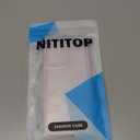 NITITOP Compatible with iPhone 16 Case Clear Cute Durable Bowknot Ribbon Pattern for Girls Women Transparent Soft TPU Full Camera Lens Shockproof Protective Phone Cover - Pink2