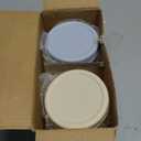 VITEVER [6 Pack] Salad Dressing Container To Go, 2.7 oz Glass Small Condiment with Lids, Dipping Sauce Cups Set, Leakproof Reusable for Lunch Box Work Trip.