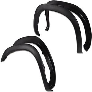 CROSSDESIGN 4pcs Fender Flares Wheel Cover Textured Factory Style Compatible with 2002-2008 Dodge Ram 1500/2003-2009 Ram 2500 3500 (Do not fit Dually models)