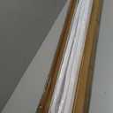 UNISHADES No Drill Cordless Roman Shades, 38×64 in, Room Darkening White