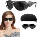 Red Light Therapy Glasses, Eyes Protection for Tanning Goggles, IPL Laser Safety Glasses 200-2000nm, Eye Protection for Red Light Therapy