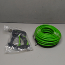 Tool Daily Sewer Jetter Kit for Pressure Washer 50 FT, Short Power Washer Gun, Drain Cleaner Hose 1/4 Inch NPT, Corner, Rotating and Button Nose Sewer Jet Nozzle, 3600 PSI (Green)