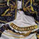 Girls Fashion Singer Outfit Youth Halloween Clothes Party size 120