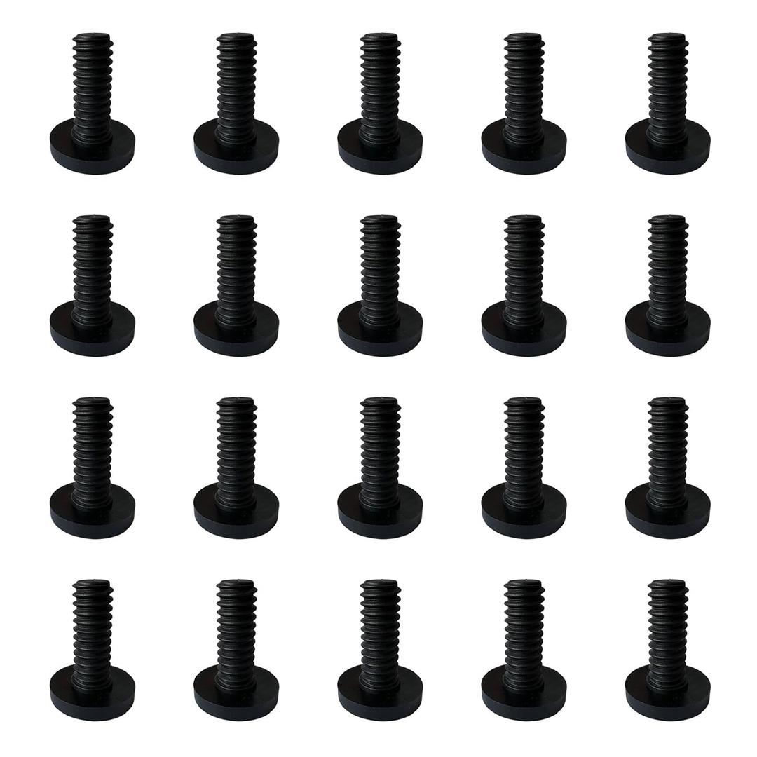 20 PCS Long Bolts Compatible with Suncast Storage Sheds Sheds for Suncast/Craftsman Resin Storage Sheds, Replacement Screws Compatible with Suncast Storage Sheds Shed Accessories (Black)