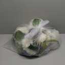 Kimura's Cabin 2Bouquets Fake Hydrangea Flowers Vintage Artificial Silk Flowers Bouquets 10Heads for Home Table Centerpieces Wedding Party Decoration (White, Pack of 2)