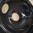 Black Stove Burner Drip Pans for Electric Stove Top - 318067051 5304430150 Perfectly Fit Frigidaire Kenmore Electric Range - 10% Energy Save by Enamel Spraying -2 x 6 in, 2 x 8 in