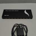 MT-VIKI 4K 1x8 HDMI Splitter 1 in 8 Out, 8 Port Powered HDMI Splitter Multi Monitor Outputs 3D 4Kx2K@30Hz for Projector, HDTV