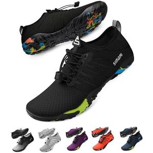 SIMARI Water Shoes for Women Men - Barefoot Quick-Dry Aqua Socks | Lightweight Swim Shoes for Surfing, Swimming, Beach Sports, Kayaking, Diving | Non-Slip Design Size 42