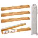 magic sewing machine 4PCS Wooden Mahjong Racks with Magnetic Pushers, 20 in Natural Wood American Mahjong Tile Rack Set, Modern Table Game Accessories for Mahjong TilesNatural,20
