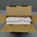 MIULEE Natural White Linen Curtains 84 Inch Long for Bedroom Living Room, Soft Thick Linen Textured Window Drapes Semi Sheer Light Filtering Rod Pocket Back Tab Neutral Farmhouse Cream Ivory 2 Panels
