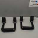 Auto Dynasty Universal Side Step for Pickups & Trucks, Aluminum, Black Coated, Set of 2