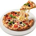 15 Inch Round Cordierite Pizza Stone for Oven and Grill