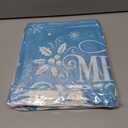 2 x Lanpn White and Blue 16x16 Christmas Pillow Covers Set of 4, Decorative 16 Inch Winter Snowflake Throw Pillow Case Xmas Cushion Cover for Indoor Home Sofa Light Blue