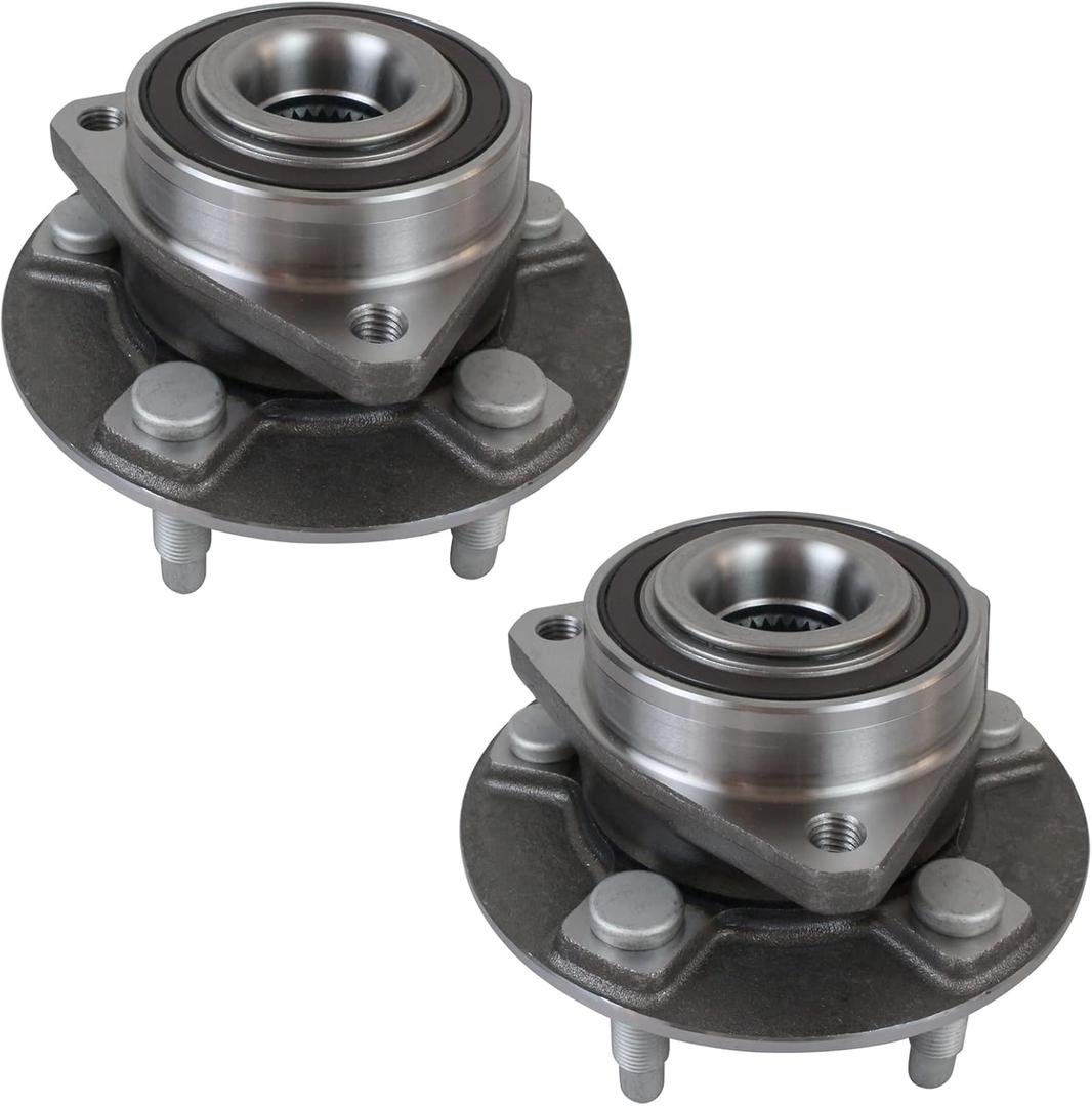 PAROD 513282 Set of 2 Front/Rear Wheel Bearing & Hub Assembly Compatible with 2008-2019 Cadillac CTS, 2010-2015 Chevy Camaro, 2018-2019 Chevy Impala 5Lugs w/Encoder ABS