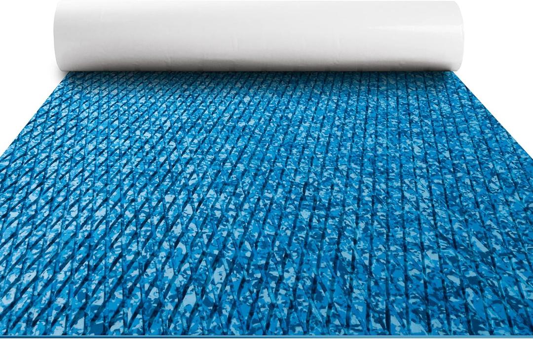 FOCEAN Boat Flooring EVA Foam Boat Decking Camo Marine Flooring Self-Adhesive Boat Mat Boat Carpet for Motorboat RV Yacht Kayak Surfboard, 94.5''x 47.2'', Camo Blue