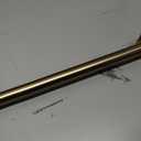 Ivilon Tension Curtain Rod - Spring Tension Rod for Windows or Shower, 36 to 54 Inch. Warm Gold