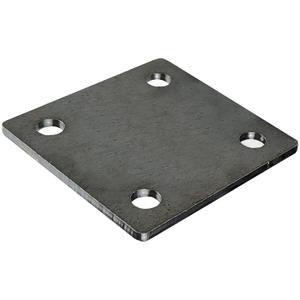 3-inch Steel Plate with Holes. 4 PCS 3"x3"Steel Plate Made from Premium 9 Gauge A36 Hot Rolled Mild Steel. Laser Cut Metal Plate with Smooth Edges. Weldable & Paintable Steel Plates.