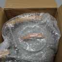 Tea Kettle, Vegoran 100 OZ / 3 Liter Whistling Tea Kettle, Tea Pots for Stove Top Food Grade Stainless Steel with Wood Pattern Folding Handle, Loud Whistle Kettle for Tea, Coffee, Milk (Green)