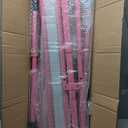 Gymnastics Bar for Kids, Adjustable Height Gymnastic Horizontal Bars, Folding Gymnastic Junior Training Monkey Bars Equipment for Home Indoor/Outdoor Using, Pink