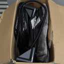 Heated Cat House for Outside,Extremely Weatherproof&Insulated in Winter,Elevated Outdoor Cat Shelter with Waterproof Eaves&Escape Door for Feral Stray Barn Cats(Dark Grey,S)