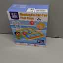 TicTac Shot Pool Toys Games Set- Tic-Tac-Toe Inflatable Pool Toy with 10 Balls - for Adults Teens Kids 2-10 Players