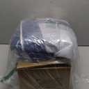 42x42 Inches Puppy Playpen with Gate, Dog Playpen for Puppies or Small Dogs, DogFence Pet Playpen for Indoor & Outdoor, Sturdy Safety DogPen with Thickened Fabric, High-Strength Nylon Wire Mesh (Blue)