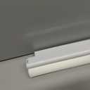 LazBlinds No Drill Zebra Blinds for Windows 30" W x 72" H, White