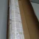 LazBlinds No Tools No Drill Bamboo Roller Shades, Cordless Bamboo Blinds, Light Filtering Roll Up Blinds for Windows, French Door, Porch or Patio, 26'' W x 70'' H, Whitewash B