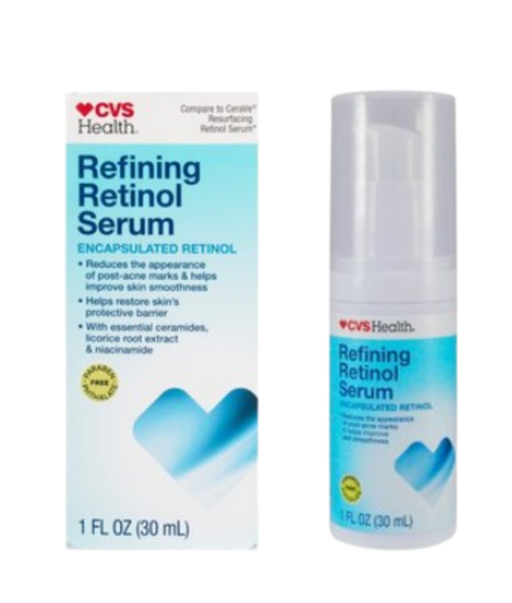 CVS Health Encapsulated Refining Retinol Serum Paraben Phthalate Free 1 Fl Oz