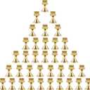 Urban Deco 36 Pieces Table Card Holder Place Card Holders 1.7 inches Gold Steel Card Holders for Photos, Food Signs, Memo Notes, Weddings, Restaurants, Birthdays(Gold 36PK)