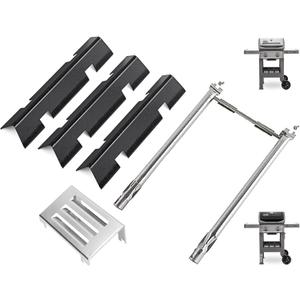 Grill Parts for Weber Spirit 2 Parts GS4 Spirit II 200 SER Replacement Parts for Weber 7635 67045 69796 3400301 Flavorizer Bars, 69785 67024 Burner Tube,69899 67278 Crossover Tube&67060 Heat Deflector