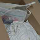 50ft x 10ft Wrinkle Free Ivory Backdrop Curtains for Parties, 10 Panels 5x10ft Polyester Ivory Photo Backdrop Drapes for Wedding Birthday Party Photography Background