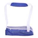 Kids Arm Sling for Toddler and Child – Adjustable, Reversible Shoulder Immobilizer Brace with Padded Support for Broken Wrist, Fractured Arm, Sprains, or Elbow Injury (Left/Right, Blue,Size L)