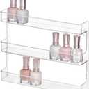 iDesign Hanging Nail Polish & Cosmetics Organizer, The Clarity Collection  8.78" x 2.02" x 11.07", Clear