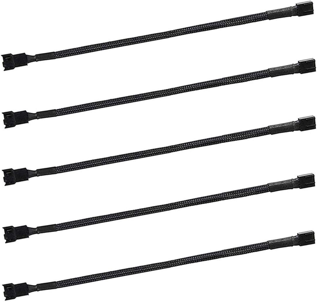 12" pwm Fan Extension Cable4 pin Fan Extension CableCable Extension pcPC Fan Extension Cable, PWM Fan Extension Cable, PWM Extension Cable (12"30cm 5pcs)