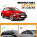 KINGGERI 300lbs Lockable Roof Rack Cross Bars Compatible with Mercedes Benz GLE 2015-2025 with Raised Side Rails, Heavy Duty Aluminum Roof Rails Crossbars Luggage Accessories