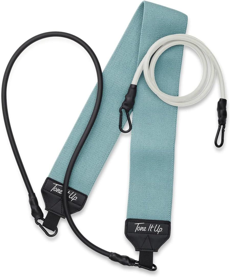 Tone It Up Fitness Equipment for Full-Body, Core, Abs & Floor Exercises for Home Workouts or Travel (Blue/Black)