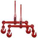 US Cargo Control Ratchet Chain Binders 3/8"- 1/2" (2-Pack), 9,200 LBS Working Load Limit, Use Ratchet Binders with 3/8 Inch Grade 70 and 3/8 Inch & 1/2 Inch Grade 43 Chain