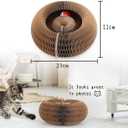 Interactive Cat Scratcher with a Toy